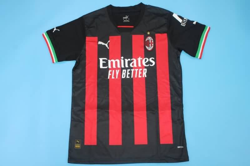AAA(Thailand) AC Milan 22/23 Home Soccer Jersey