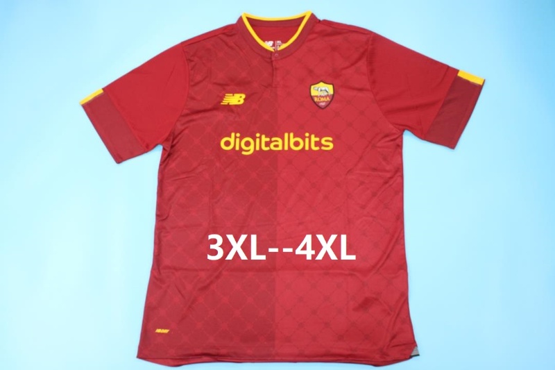 AAA(Thailand) AS Roma 22/23 Home Soccer Jersey (Big Size)