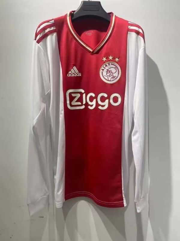 AAA(Thailand) Ajax 22/23 Home Long Slevee Soccer Jersey