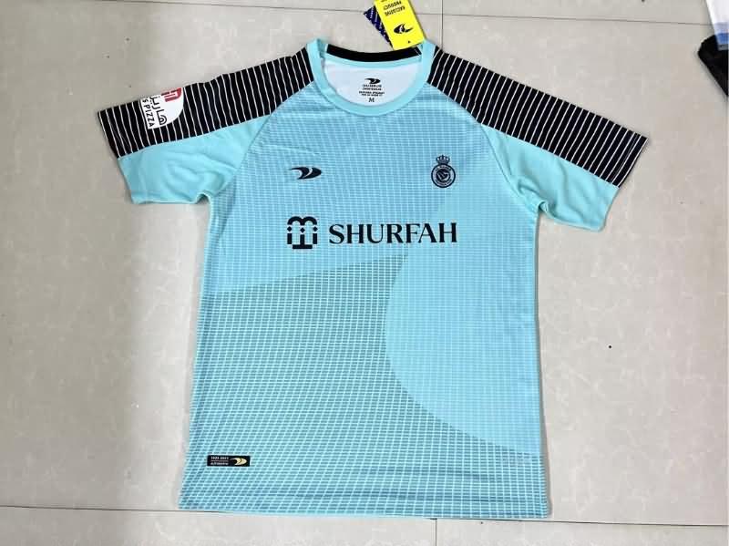 AAA(Thailand) Al Nassr FC 22/23 Goalkeeper Blue Soccer Jersey