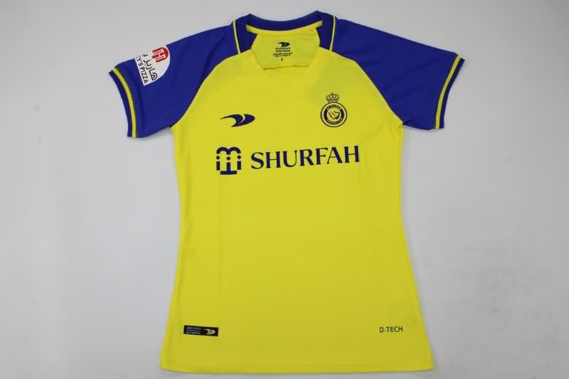 AAA(Thailand) Al Nassr FC 22/23 Home Women Soccer Jersey