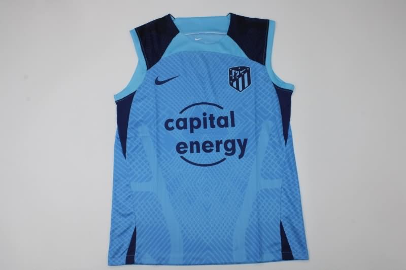 AAA(Thailand) Atletico Madrid 22/23 Blue Vest Soccer Jersey 02