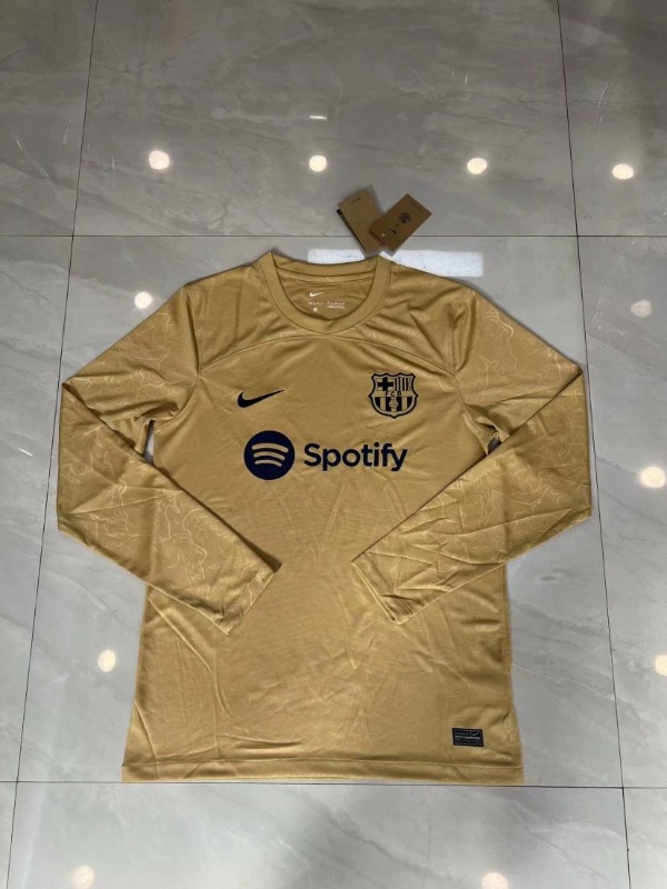 AAA(Thailand) Barcelona 22/23 Away Long Sleeve Soccer Jersey