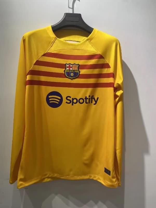 AAA(Thailand) Barcelona 22/23 Fourth Long Sleeve Soccer Jersey