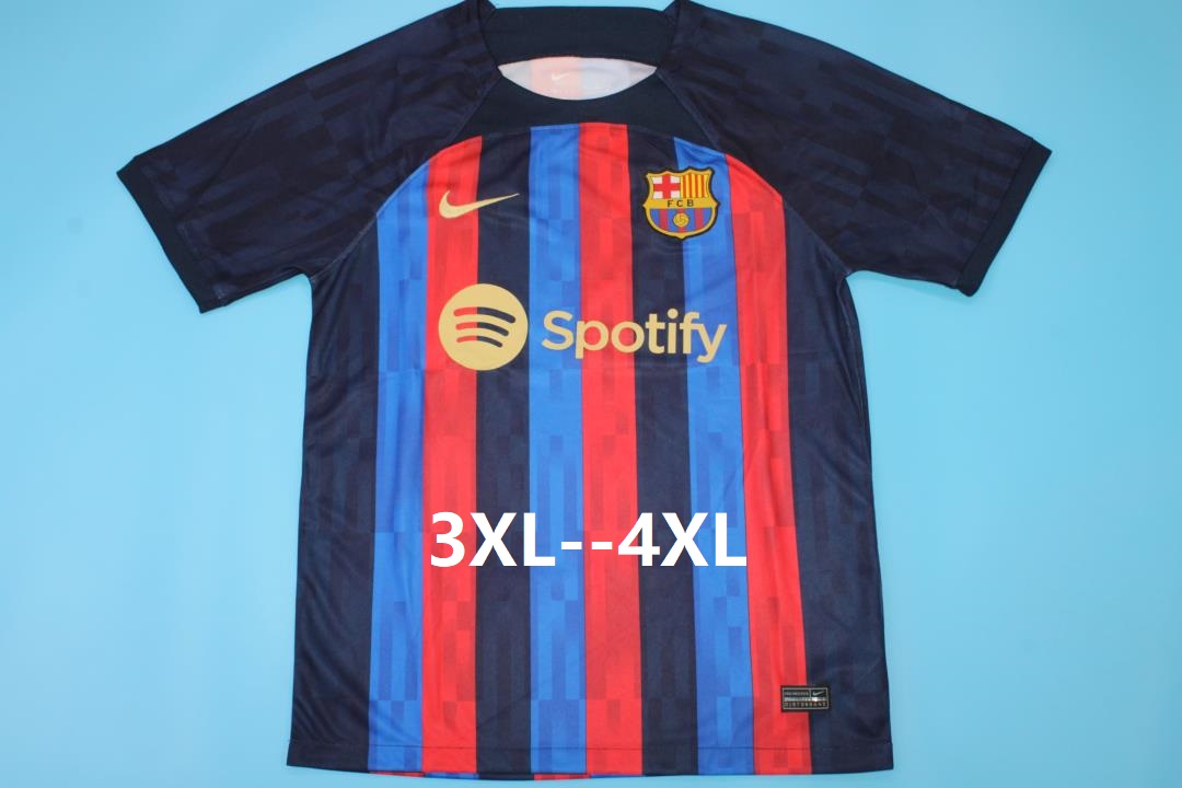 AAA(Thailand) Barcelona 22/23 Home Soccer Jersey(Big Size)