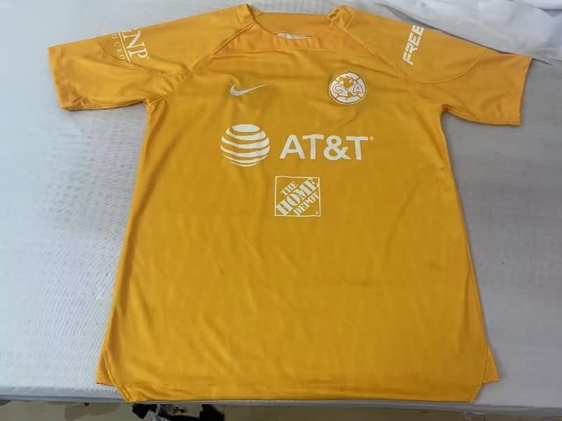 AAA(Thailand) Club America 22/23 Goalkeeper Orange Soccer Jersey
