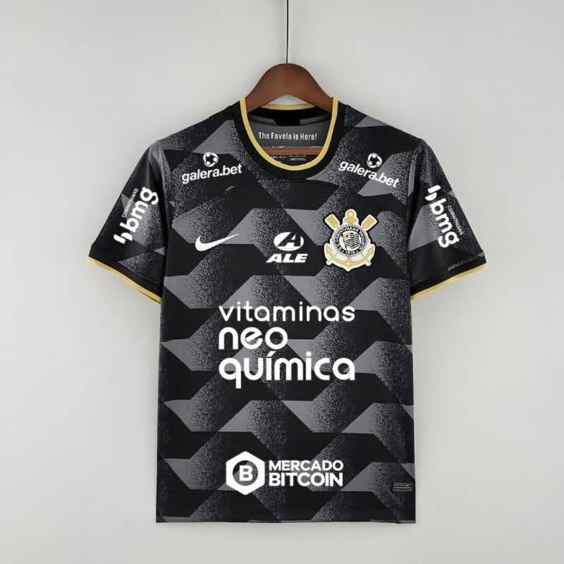 AAA(Thailand) Corinthians 2022 Away With Sponsers Soccer Jersey