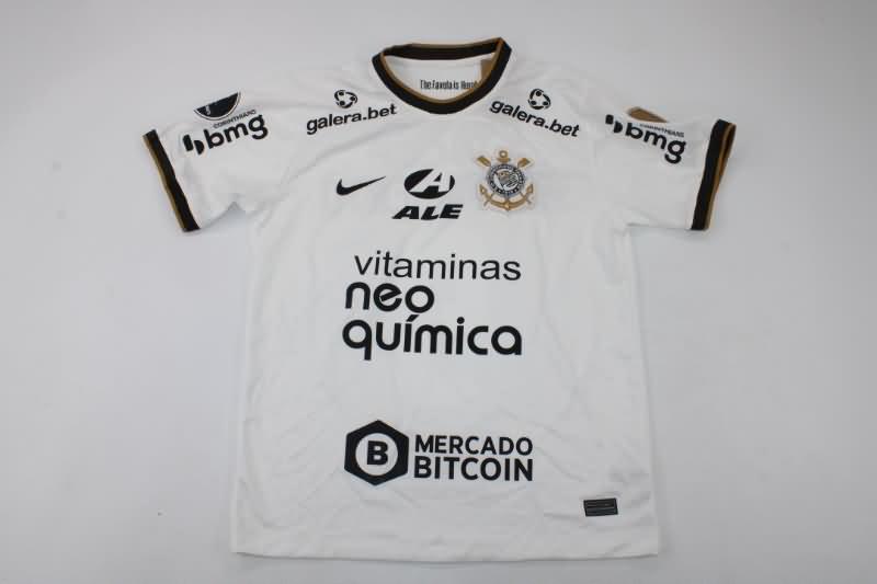 AAA(Thailand) Corinthians 2022 Home With Sponsers Soccer Jersey