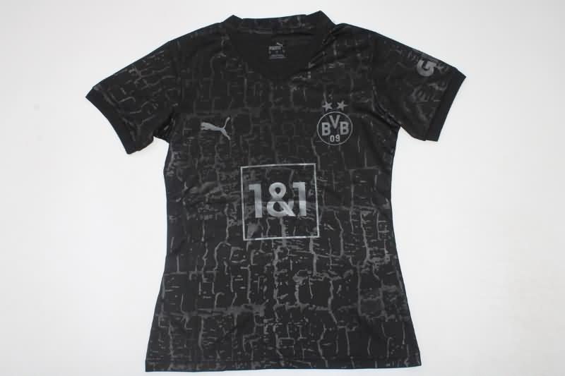 AAA(Thailand) Dortmund 2023 All Black Women Soccer Jersey