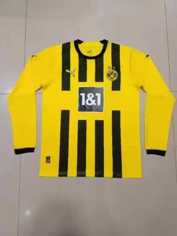 AAA(Thailand) Dortmund 22/23 Home Long Slevee Soccer Jersey