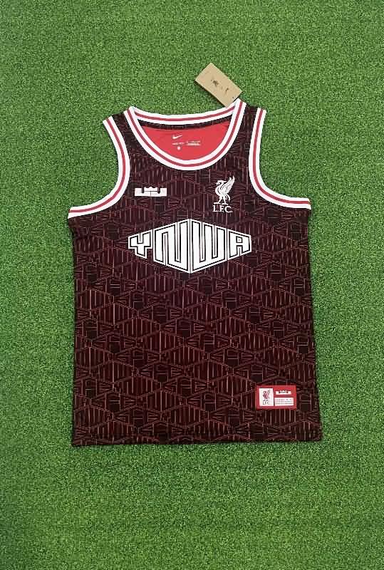 AAA(Thailand) Liverpool 22/23 Black Vest Soccer Jersey 04