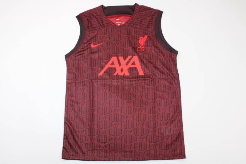 AAA(Thailand) Liverpool 22/23 Dark Red Vest Soccer Jersey