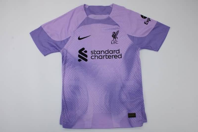 AAA(Thailand) Liverpool 22/23 Goalkeeper Purple Soccer Jersey (Player)