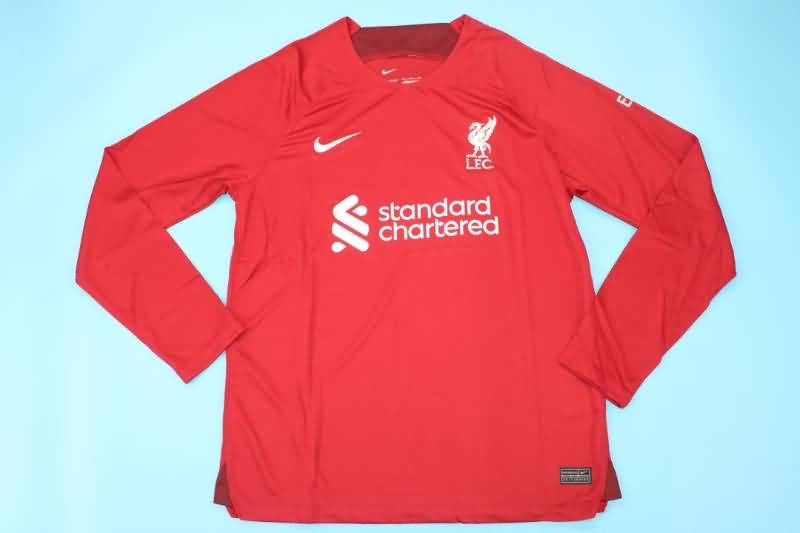 AAA(Thailand) Liverpool 22/23 Home Long Slevee Soccer Jersey