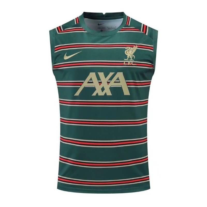 AAA(Thailand) Liverpool 22/23 Green Red Vest Soccer Jersey