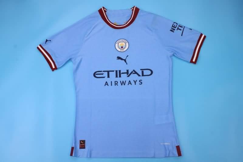 AAA(Thailand) Manchester City 22/23 Home Soccer Jersey(Player)