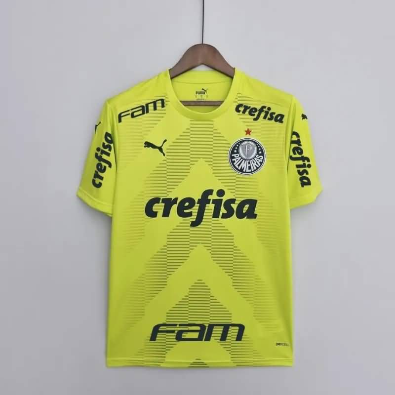 AAA(Thailand) Palmeiras 2022 Goalkeeper Green Sponsor Soccer Jersey
