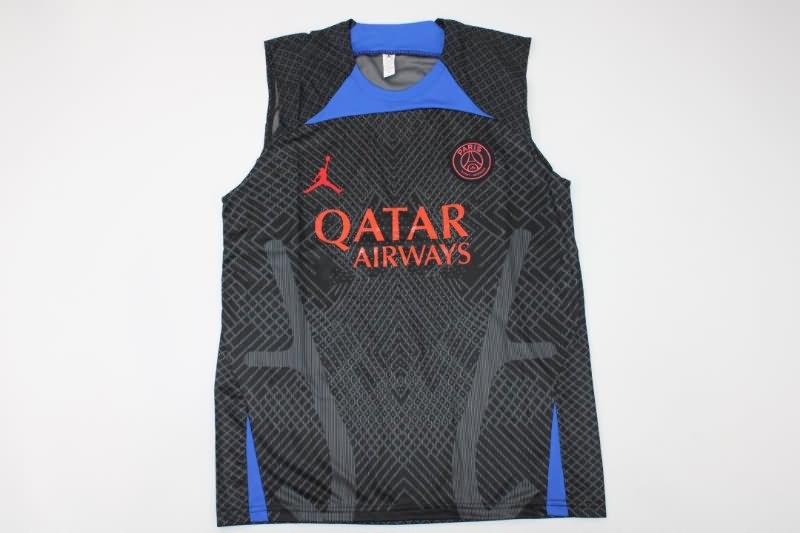 AAA(Thailand) Paris St German 22/23 Black Vest Soccer Jersey