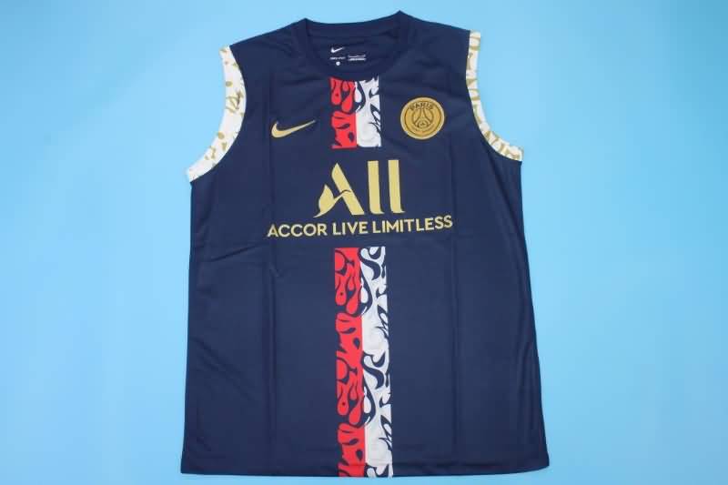 AAA(Thailand) Paris St German 22/23 Dark Blue Vest Soccer Jersey 02