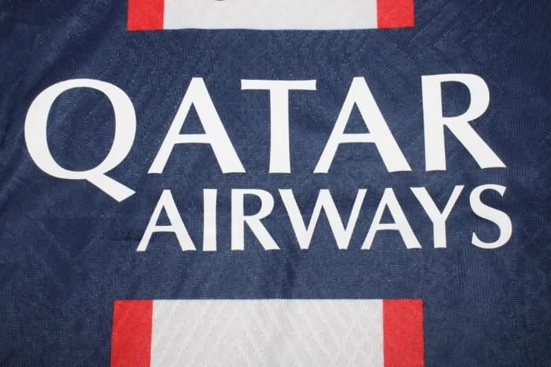 AAA(Thailand) Paris St German 22/23 Home Long Slevee Soccer Jersey (Player)
