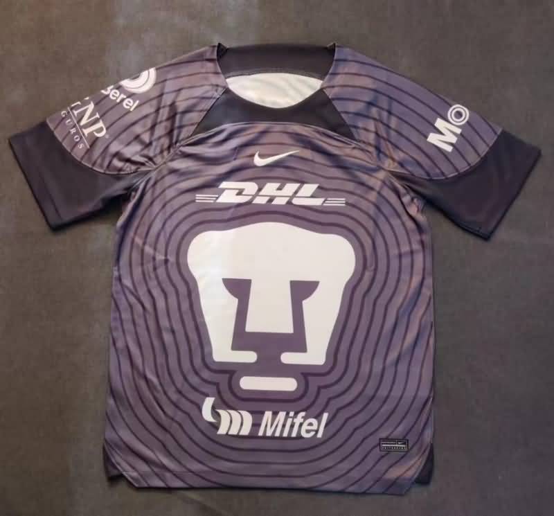 AAA(Thailand) Pumas UNAM 22/23 Goalkeeper Black Soccer Jersey