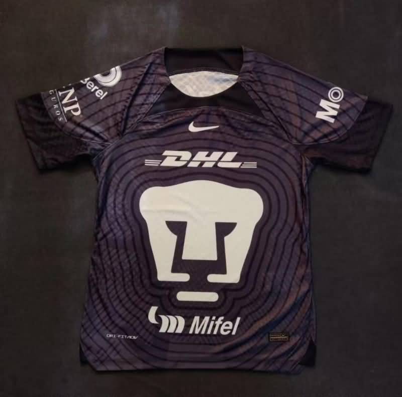 AAA(Thailand) Pumas UNAM 22/23 Goalkeeper Black Soccer Jersey (Player)
