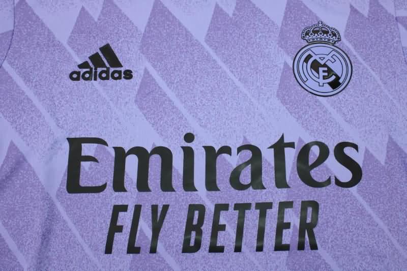 AAA(Thailand) Real Madrid 22/23 Away Long Slevee Soccer Jersey (Player)