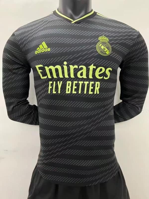 AAA(Thailand) Real Madrid 22/23 Third Long Soccer Jersey(Player)