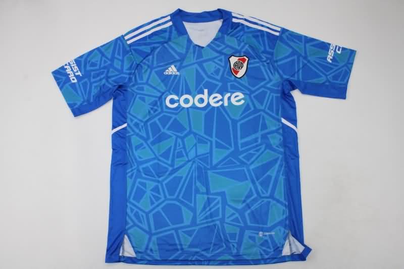AAA(Thailand) River Plate 2022 Goalkeeper Blue Soccer Jersey