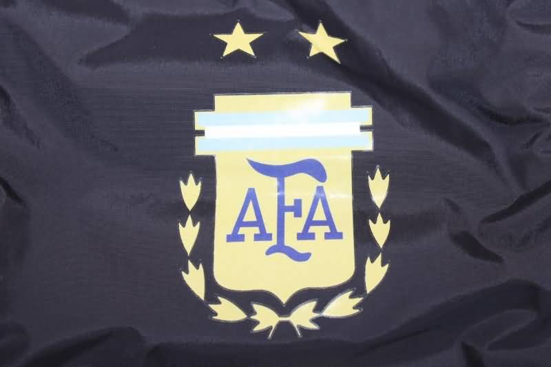 AAA(Thailand) Argentina 22/23 Black Soccer Cotton Coat