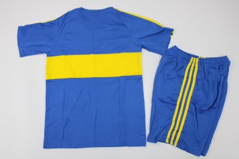 Boca Juniors 1981 Kids Home Soccer Jersey And Shorts