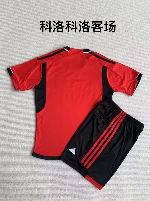 Colo Colo 2023 Kids Red Soccer Jersey And Shorts