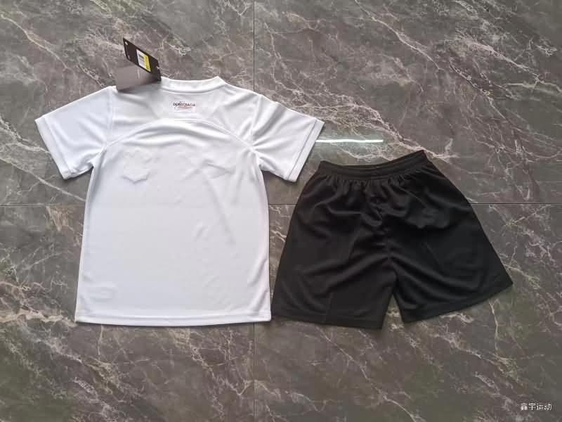 Corinthians 2023 Kids Home Soccer Jersey And Shorts