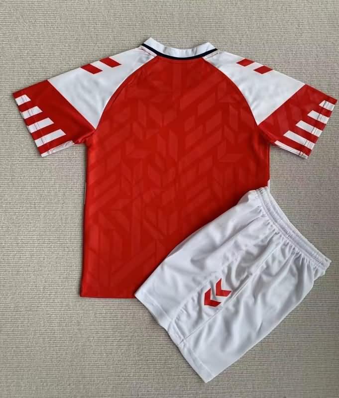 Denmark 2023 Kids Home Soccer Jersey And Shorts