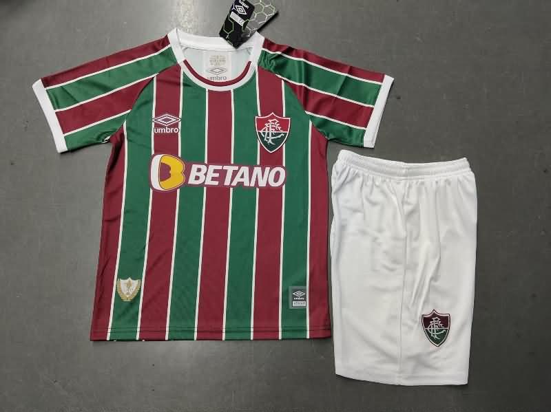 Fluminense 2023 Kids Home Soccer Jersey And Shorts