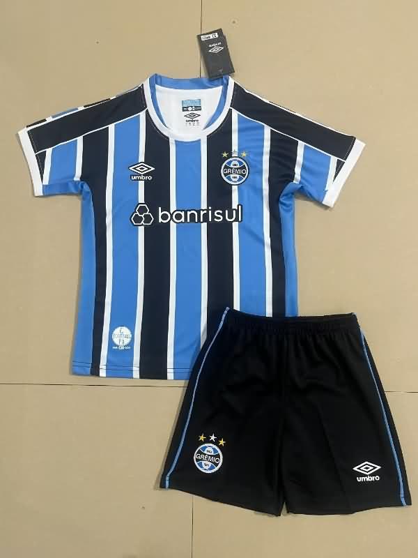 Gremio 2023 Kids Home Soccer Jersey And Shorts