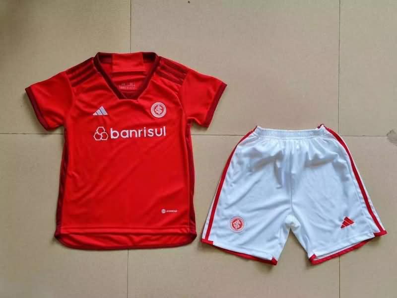 Sport Club Internacional 2023 Kids Home Soccer Jersey And Shorts