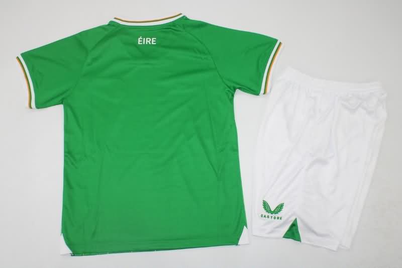 Ireland 2023 Kids Home Soccer Jersey And Shorts