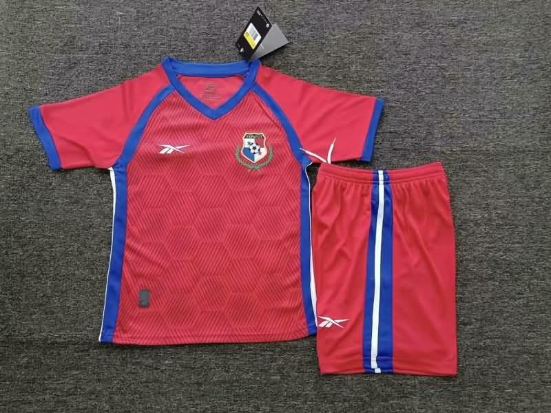 Panama 2023 Kids Home Soccer Jersey And Shorts