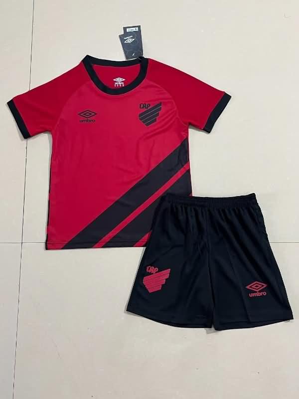Club Athletico Paranaense 2023 Kids Home Soccer Jersey And Shorts
