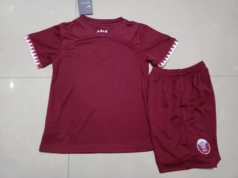 Qatar 2022 Kids Home Soccer Jersey And Shorts