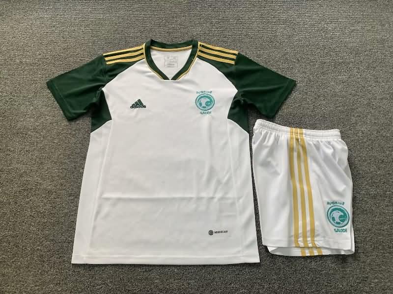 Saudi Arabia 2023 Kids Home Soccer Jersey And Shorts
