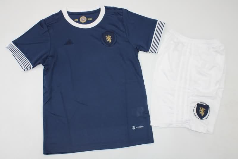 Scotland 150th Kids Anniversary Soccer Jersey And Shorts