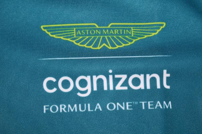 AAA(Thailand) Aston Martin 2023 Green Polo Soccer T-Shirt