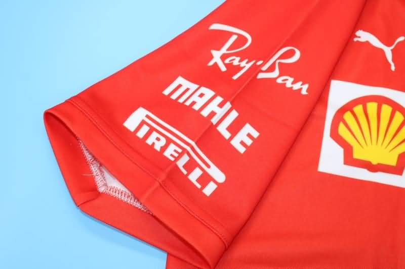 AAA(Thailand) Ferrari 2022 Red Polo Soccer T-Shirt 02