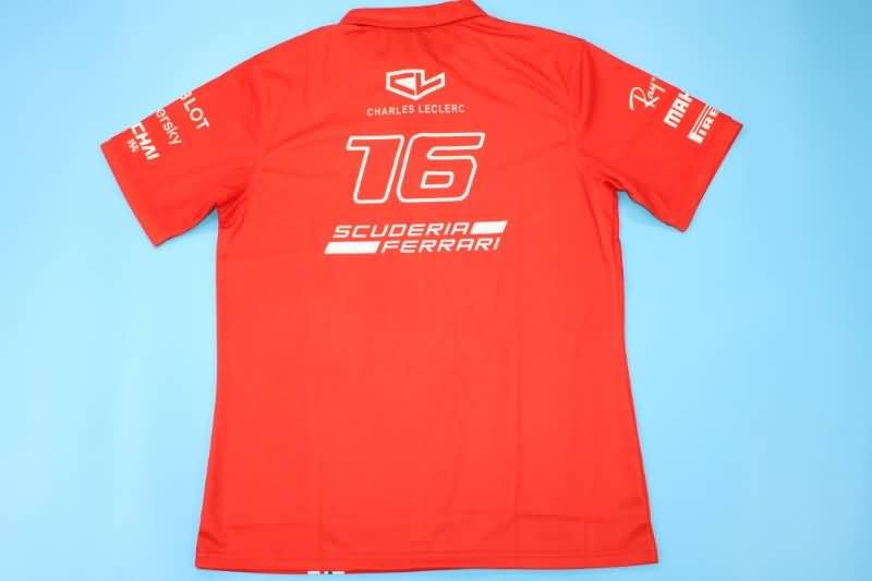 AAA(Thailand) Ferrari 2022 Red Polo Soccer T-Shirt 02