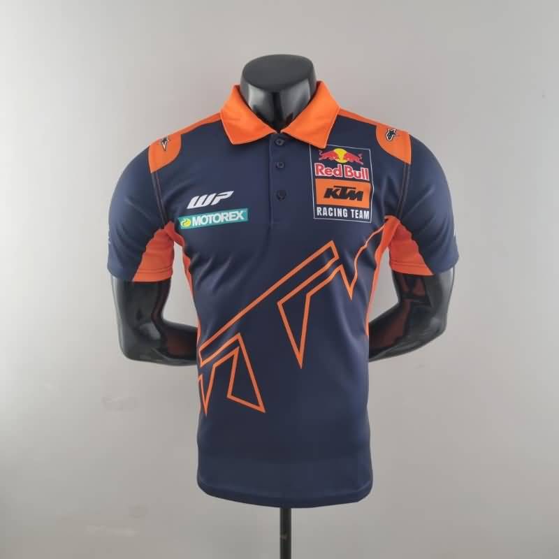 AAA(Thailand) Red Bull 2022 Dark Blue Polo Soccer T-Shirt