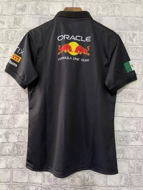 AAA(Thailand) Red Bull 2022 Dark Blue Polo Soccer T-Shirt 04