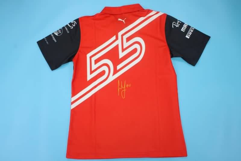 AAA(Thailand) Ferrari 2022 Red Polo Soccer T-Shirt 04