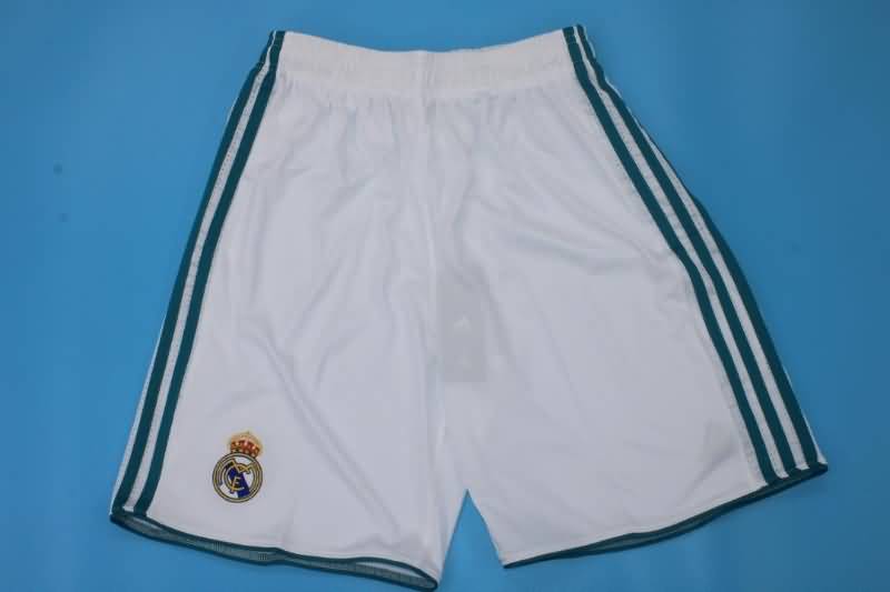 AAA(Thailand) Real Madrid 2017/18 Home Soccer Shorts